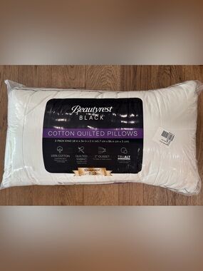 🎉LAST CHANCE🎉BEAUTYREST BLACK
2pk Luxurious Down Alternative Pillows